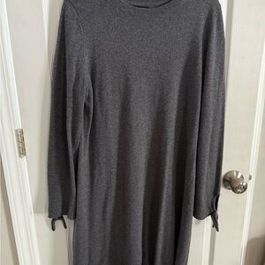 Banana Republic Gray Knit Sweater Dress